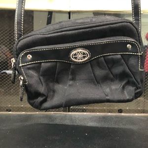 Small black handbag